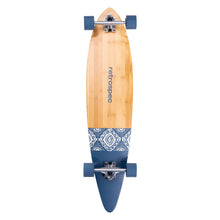 Load image into Gallery viewer, Zed Navy Paisley 41" Pintail Longboard