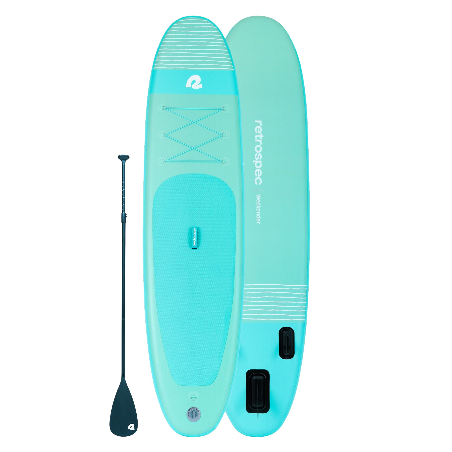Weekender Seafoam Stripes 10' ISUP – Cherry Board Shop