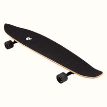Load image into Gallery viewer, Zed Black Pipeline 44&quot; Kicktail Longboard
